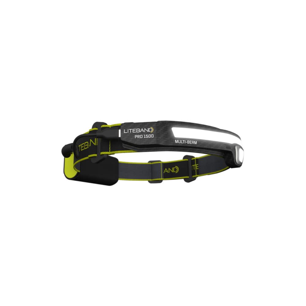 Liteband Pro 1500 MB Carbon Fiber LED Rechargeable Headlamp - Flockneti