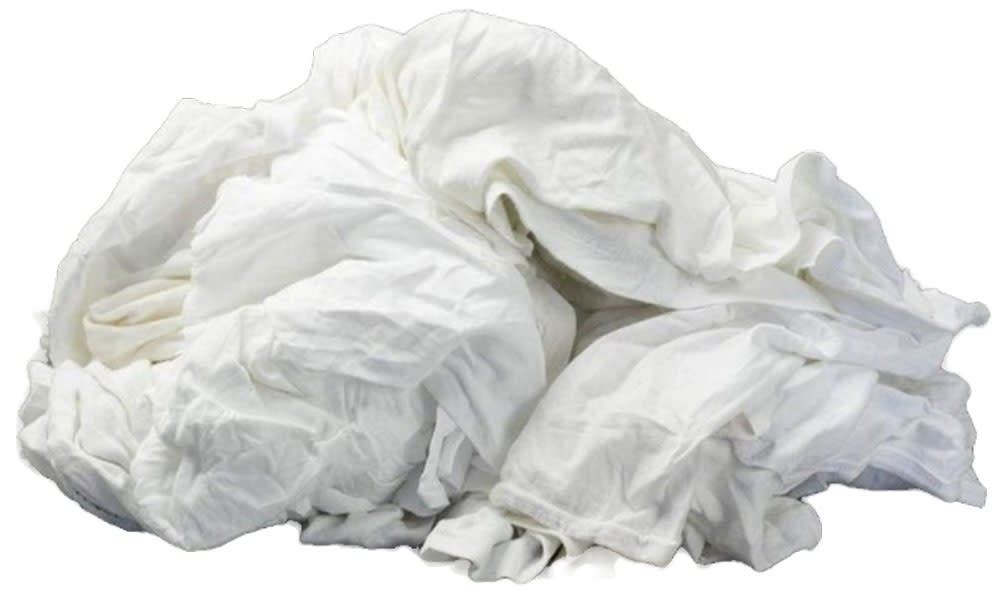 Sooner Industrial Wiping Rags Knit T-Shirt 25lb box - Flockneti