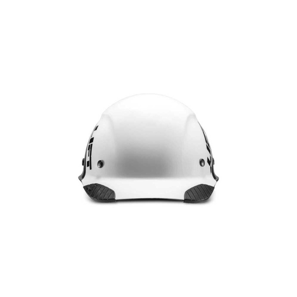 Lift Safety Hard Hat DAX FIFTY50 White/Black Carbon Fiber Cap - Flockneti