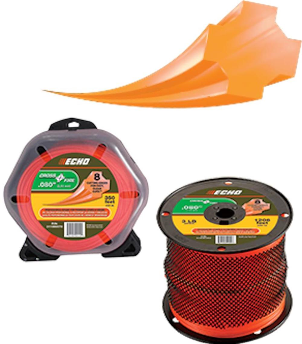 Echo Cross Fire Trimmer Line: 1 lb Donut - Flockneti