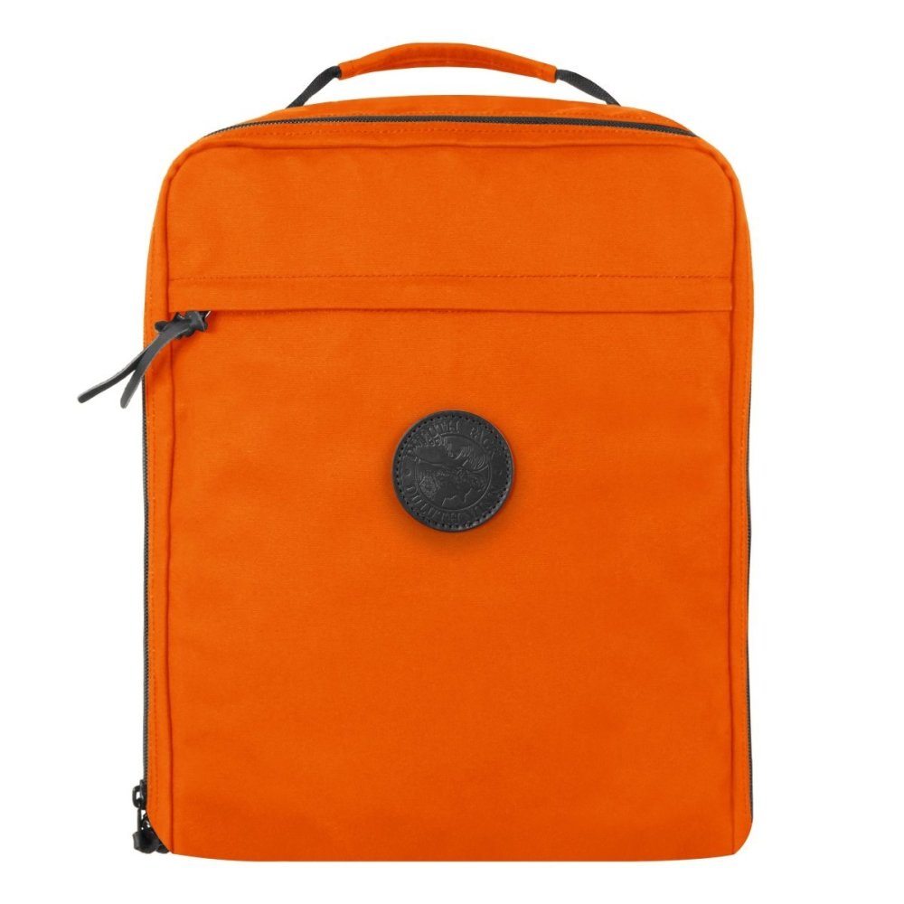 Duluth Pack 39 Liter Capacity Orange Duffel Pack Jet-Setter - Flockneti