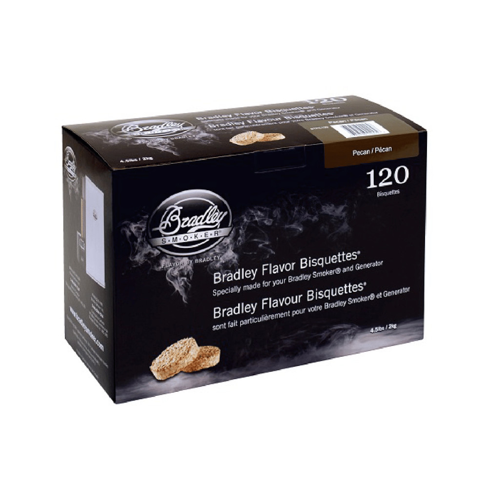 Bradley Smoker Smoking Bisquettes Pecan Wood 120pk - Flockneti