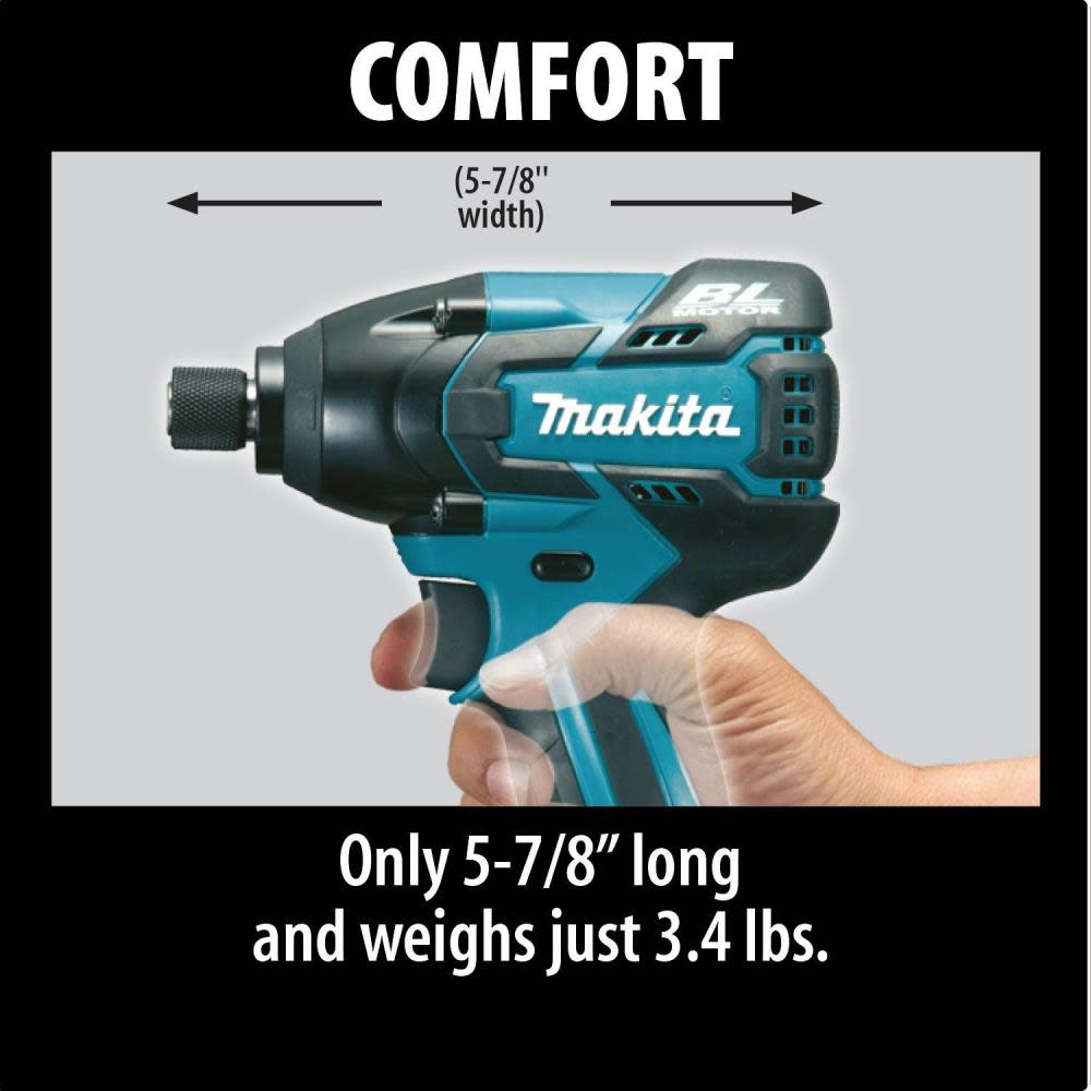 Makita 18V LXT Lithium-Ion Brushless Cordless 2-Piece Combo Kit - Flockneti