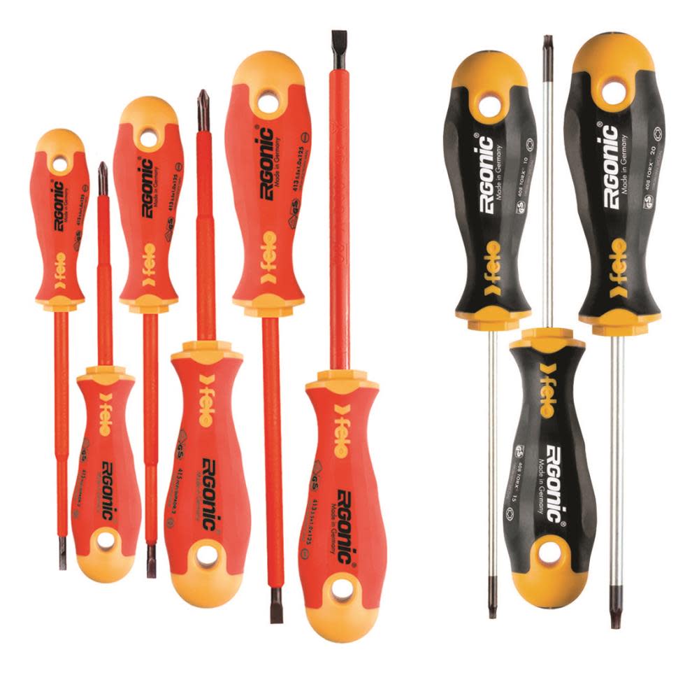 Felo 6pc Insulated Screwdriver Set with FREE 3pc Torx Set - Flockneti