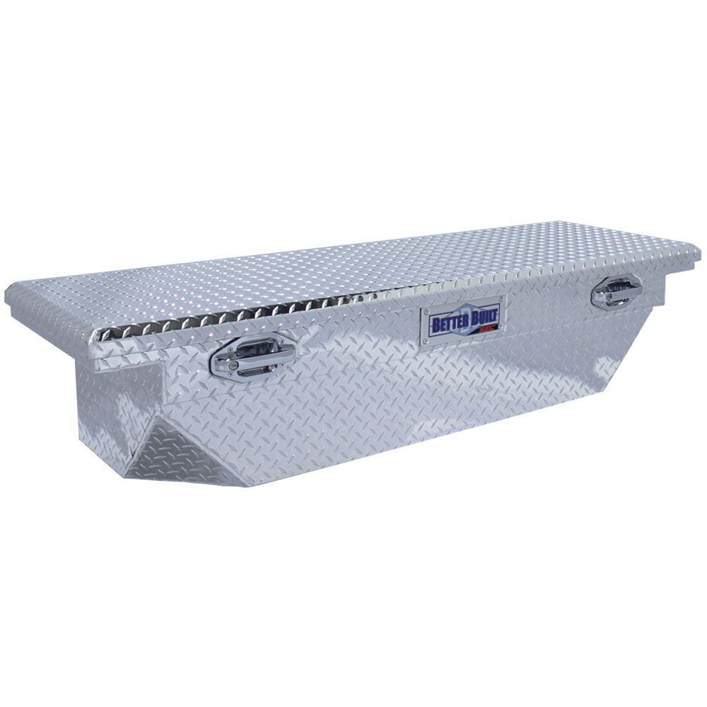 Better Built 61.5″ SEC Saddle Truck Tool Box LOW PROFILE BRITE ALUMINUM - Flockneti