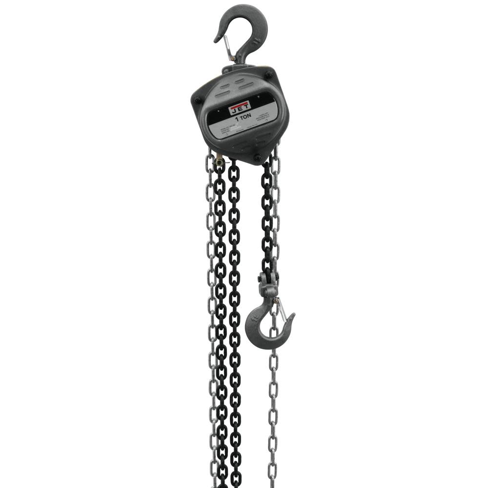 JET S90-100-50 Hand Chain Hoist 1 Ton 50′ Lift - Flockneti
