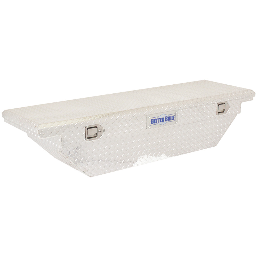 Better Built 61.5″ Crown Saddle Truck Tool Box LOW PROFILE WEDGE BRITE - Flockneti