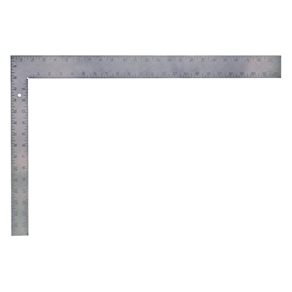 Empire Level 16 In. x 24 In. Steel Tradesman Square with Inch and Metric Graduations - Flockneti