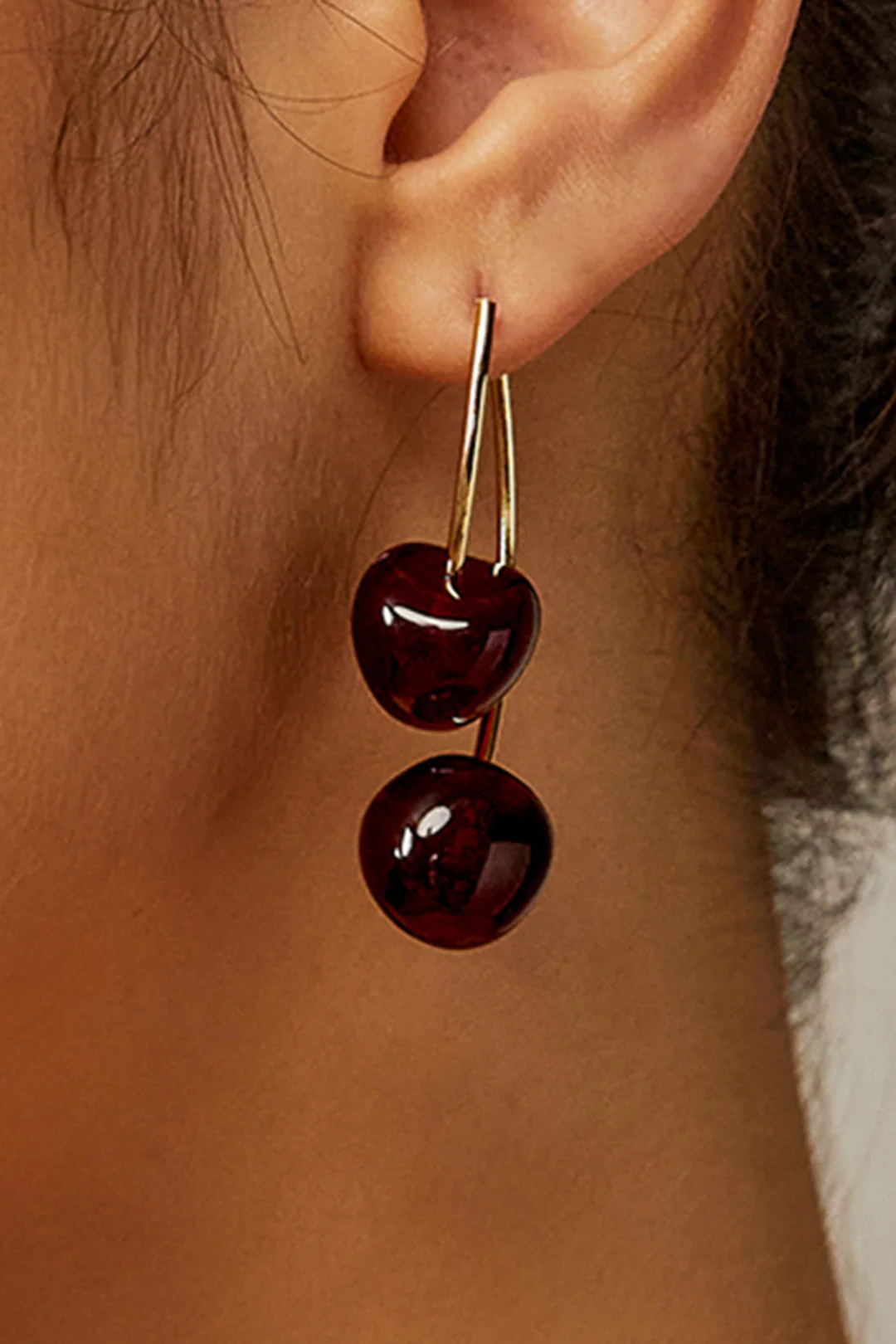 Cherry Design Earrings - Flockneti