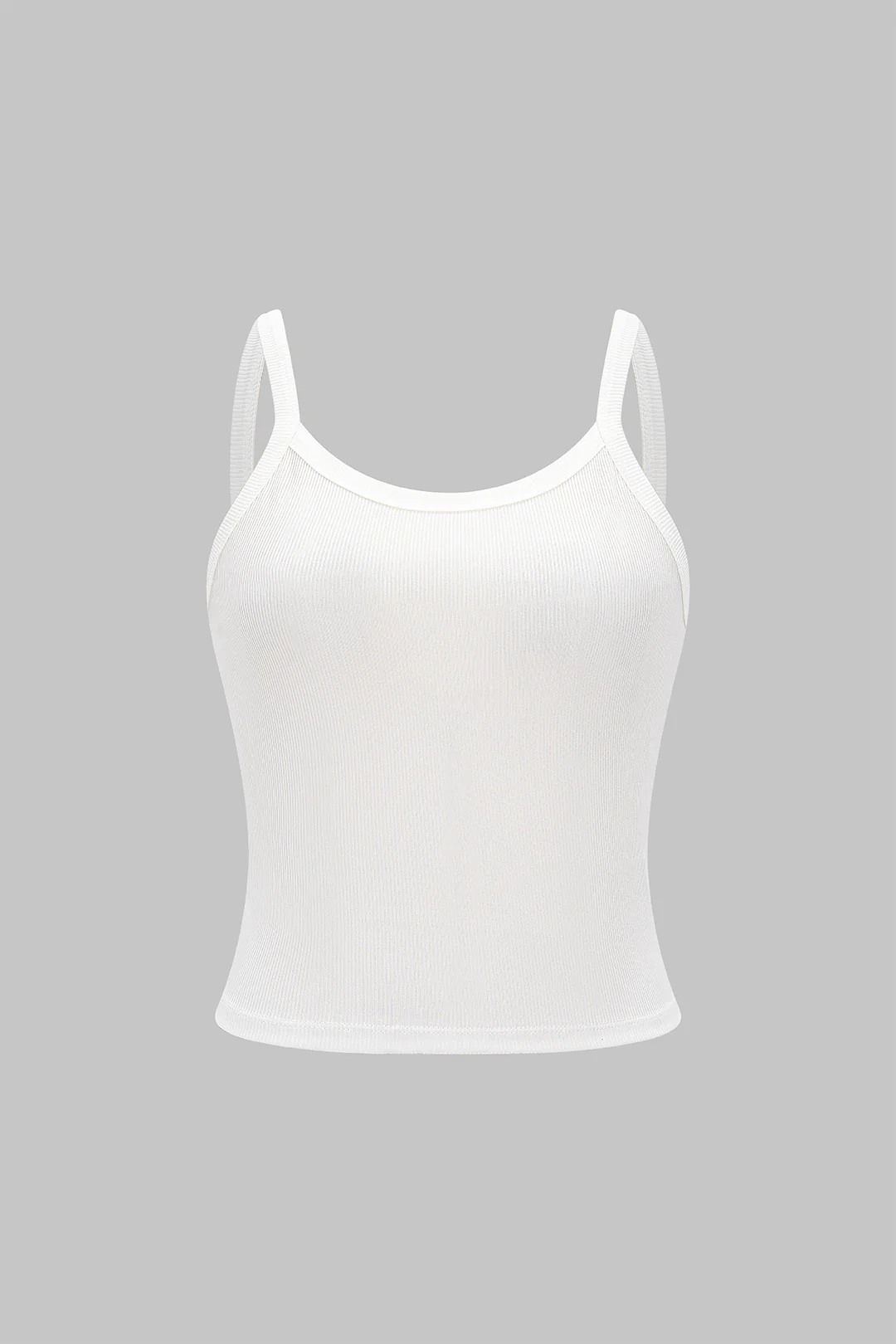 Solid Round Neck Cami Top - Flockneti
