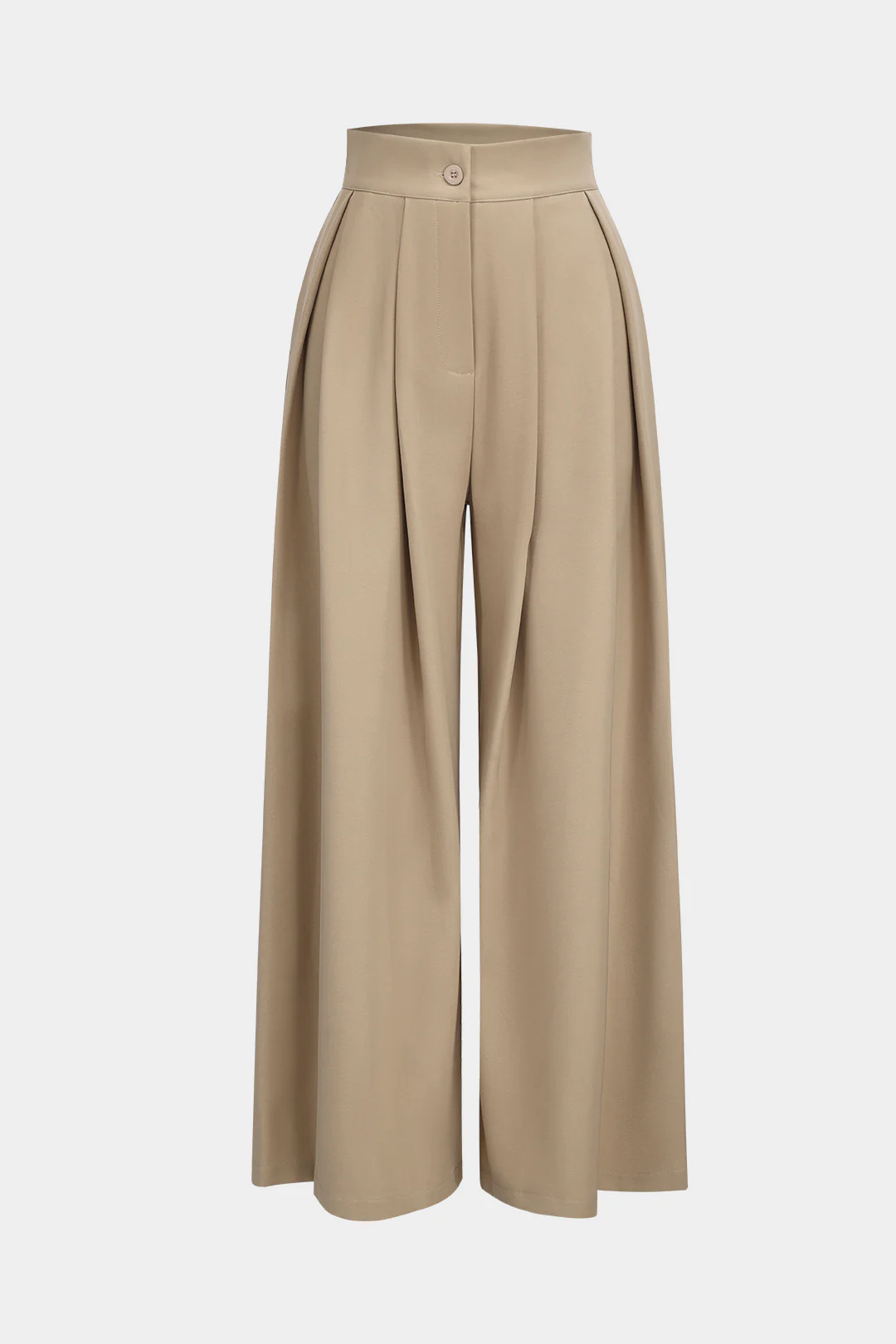 Wide Leg Pleated Trousers - Flockneti
