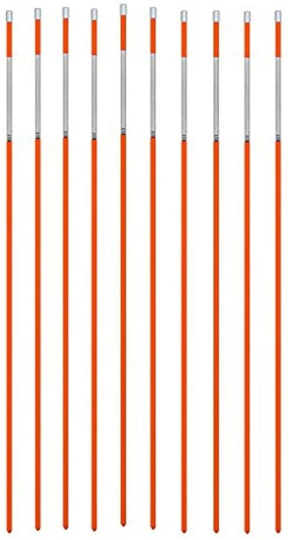 HY-KO 72 In. Orange Driveway Markers – 10 Pack - Flockneti