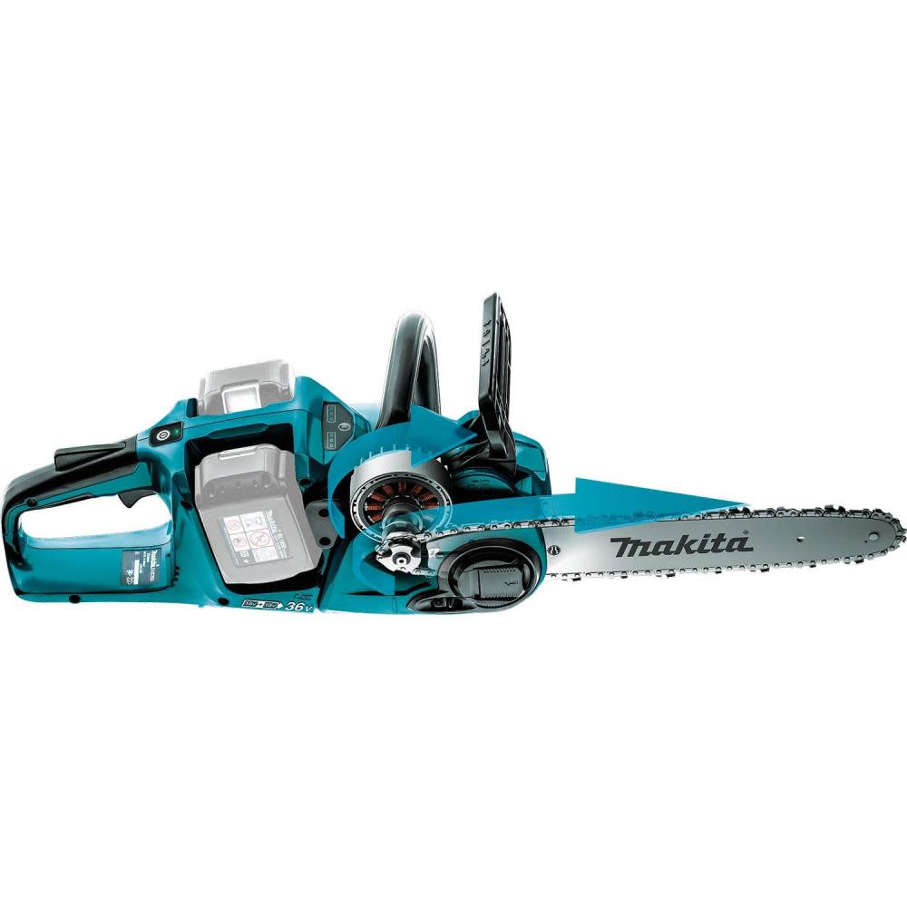 Makita 18V X2 LXT Lithium-Ion (36V) Brushless Cordless Chain Saw Tool Only - Flockneti