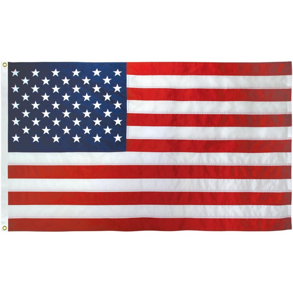 Eder Flag 5Ft x 8Ft Endura-Nylon Outdoor USA Flag - Flockneti