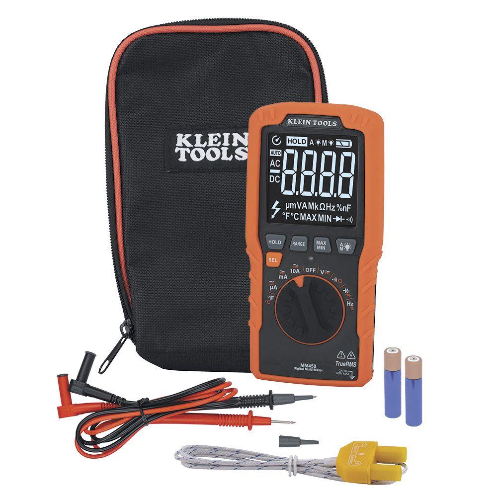 Klein Tools Slim Digital Multimeter TRMS Auto Ranging - Flockneti