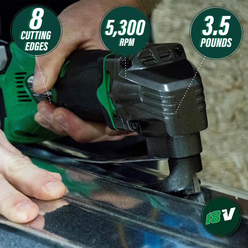 Metabo HPT 18V Cordless Li-ion Shear (Bare Tool) - Flockneti