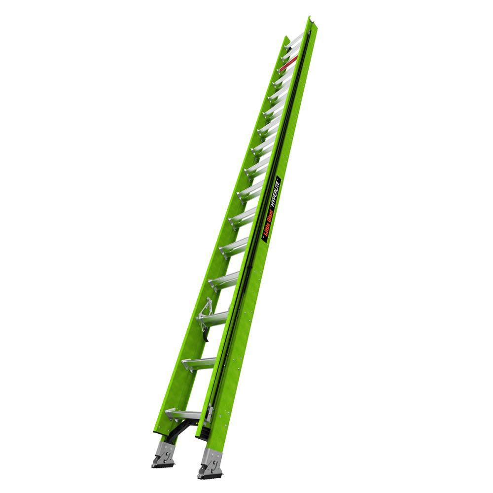 Little Giant Safety HyperLite 32 ft Type IA Fiberglass Extension Ladder - Flockneti