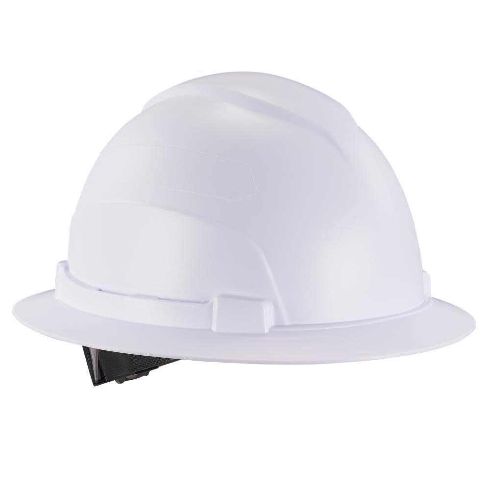 Ergodyne Skullerz 8969 White Lightweight Full Brim Hard Hat Class E - Flockneti