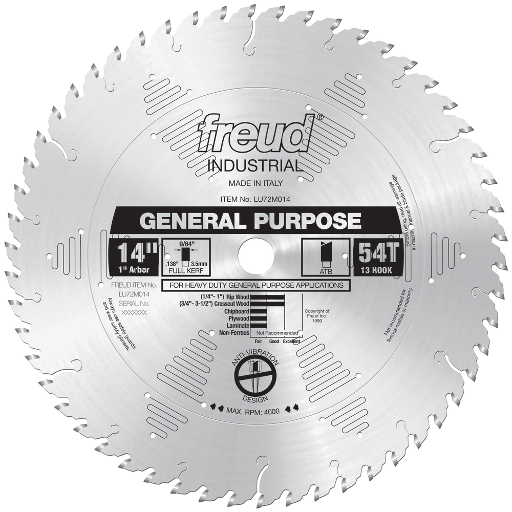 Freud 14″ General Purpose Blade - Flockneti