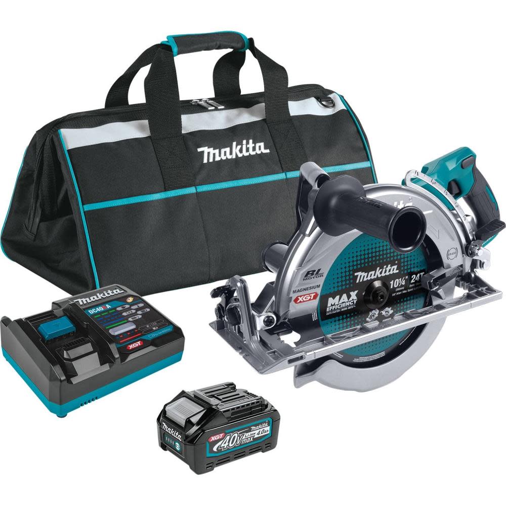 Makita XGT 40V max Circular Saw Kit Rear Handle 10 1/4″ AWS Capable - Flockneti