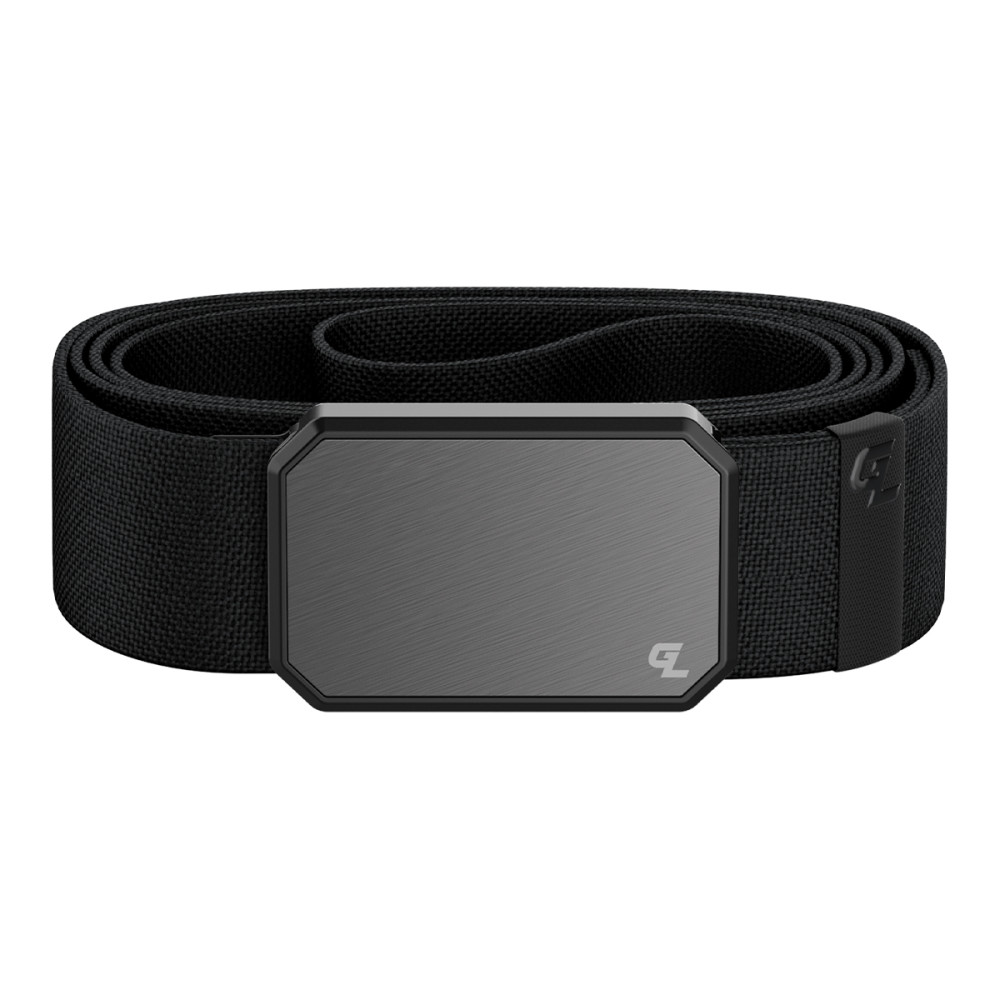 Groove Life Black Belt with Gun Metal Magnetic Buckle - Flockneti