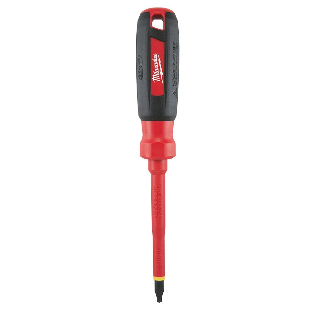 Milwaukee #2 ECX 4″ 1000V Insulated Screwdriver - Flockneti