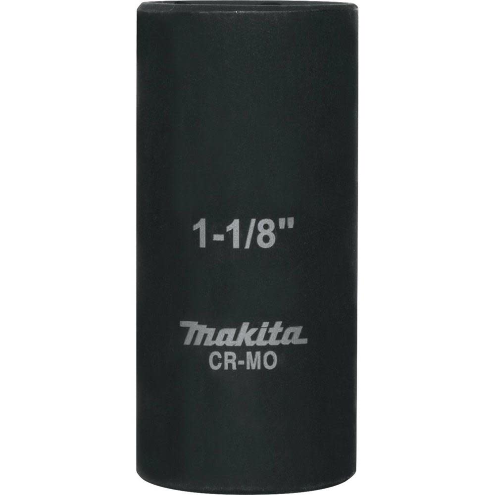 Makita 1-1/8 in. Deep Well Impact Socket 1/2 in. Drive - Flockneti