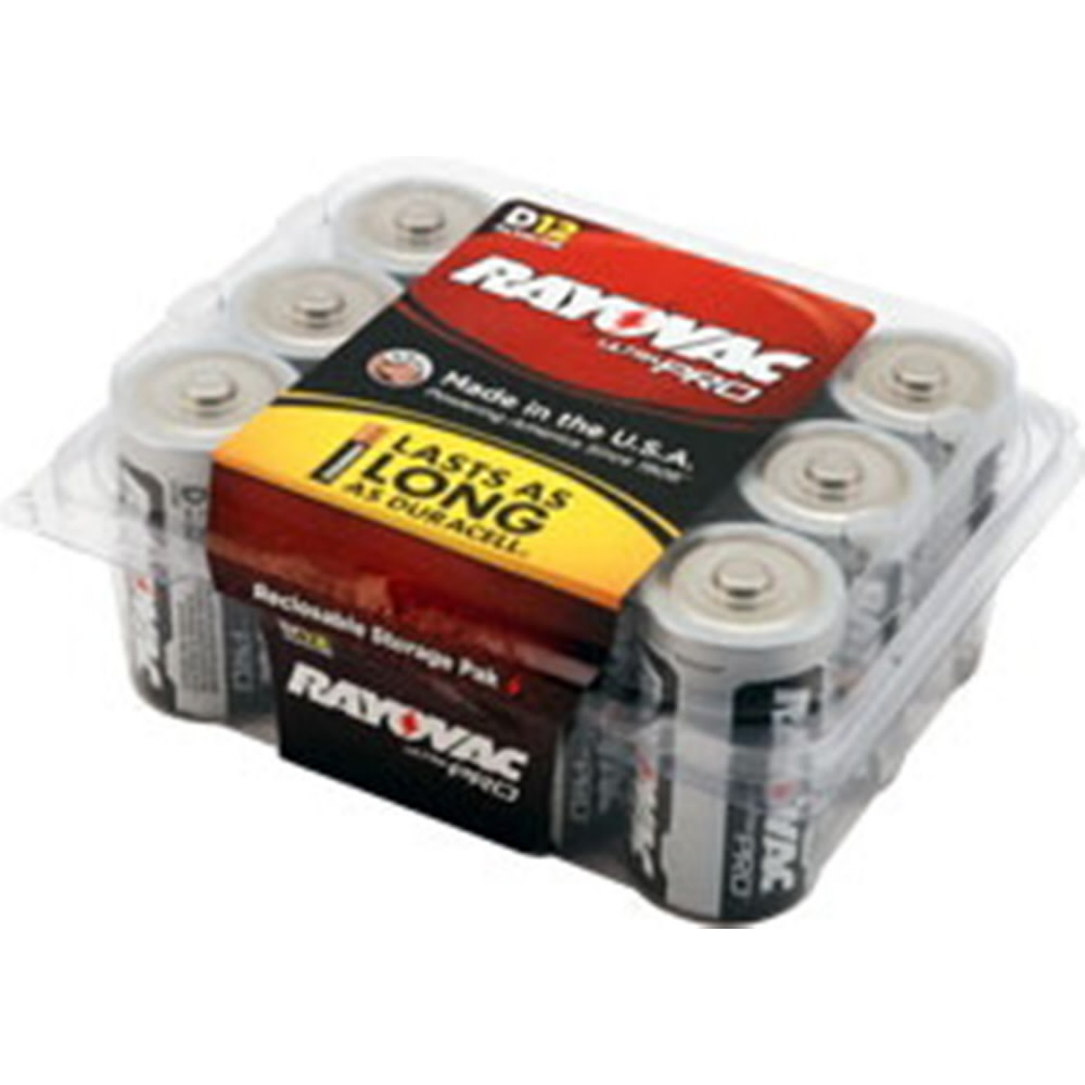 Rayovac Industrial Alkaline D Battery 12 Pack Industrial Alkaline D Battery 12 Pack - Flockneti
