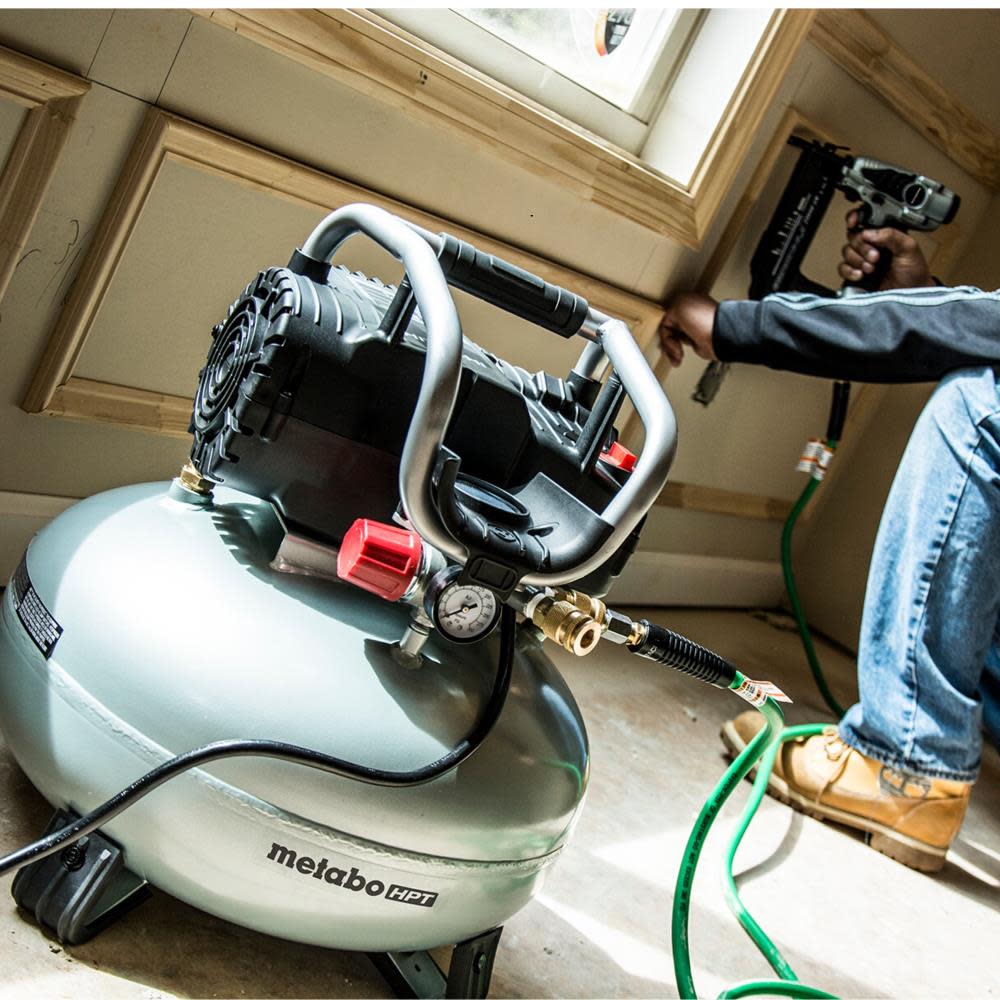 Metabo HPT EC710S 6 Gallon Portable Pancake Compressor - Flockneti