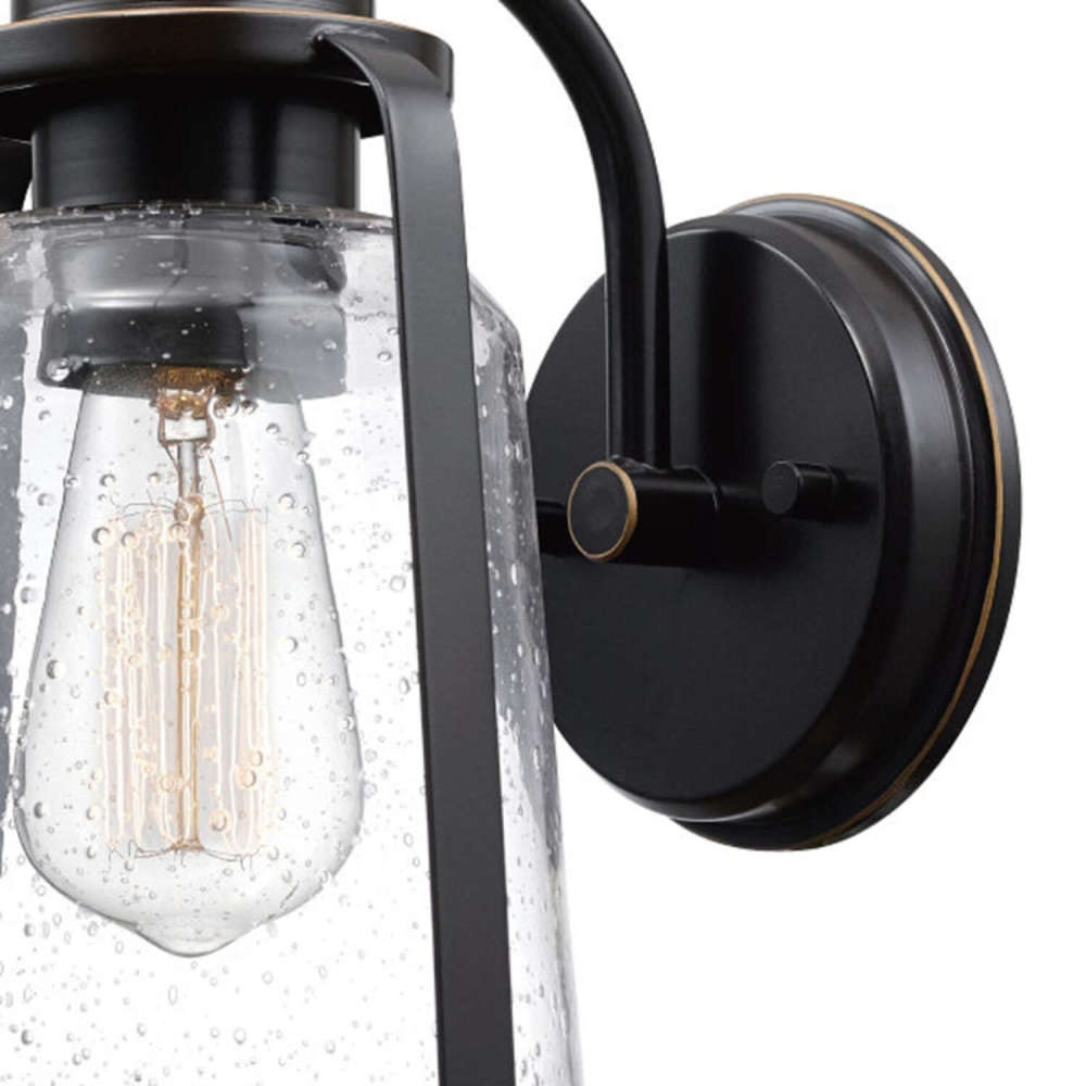 Globe Electric Wall Sconce Vintage Bronze 60W E26 Roth 1 Light - Flockneti