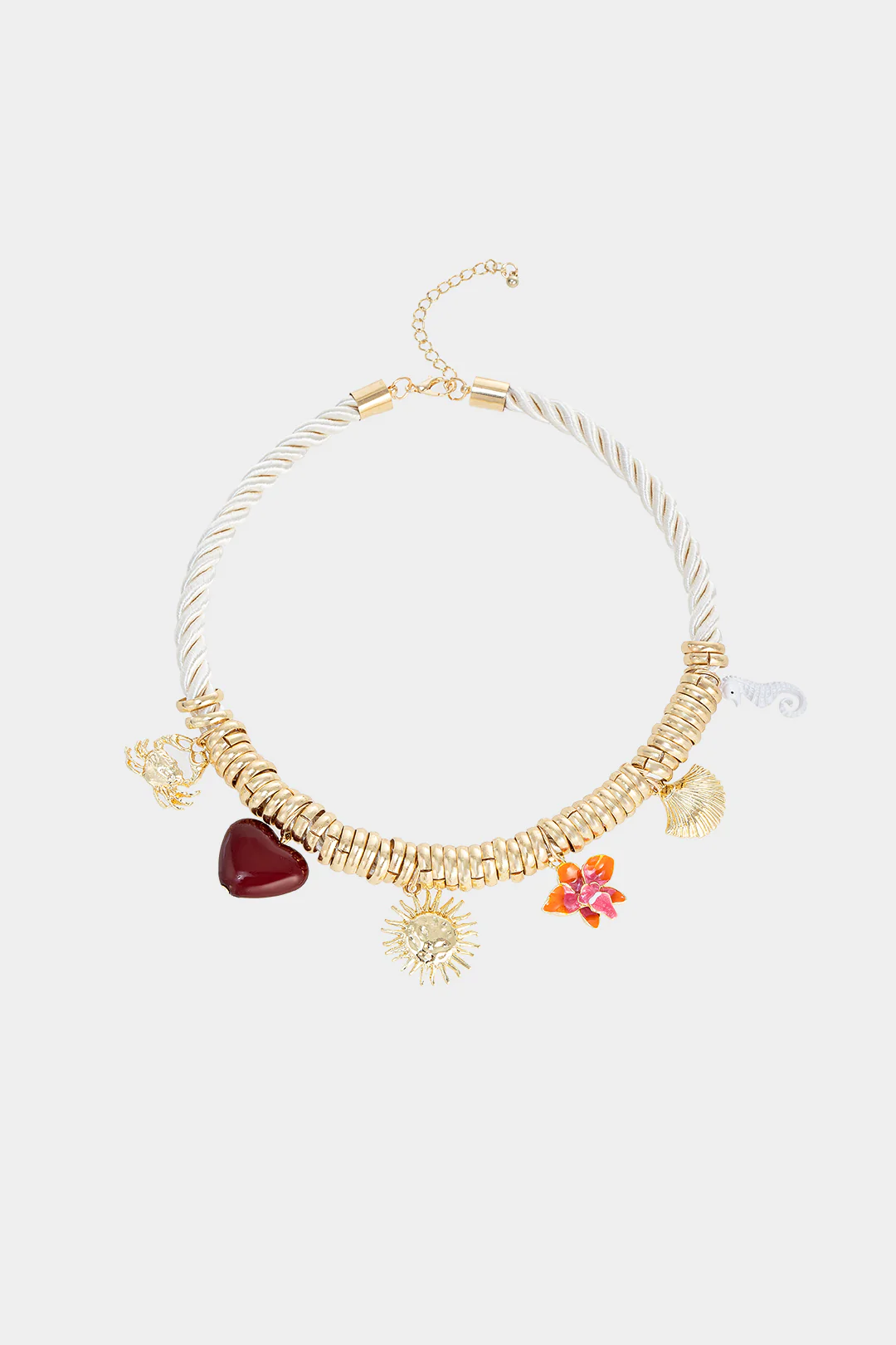 Metal Heart Shell-Shaped Necklace - Flockneti