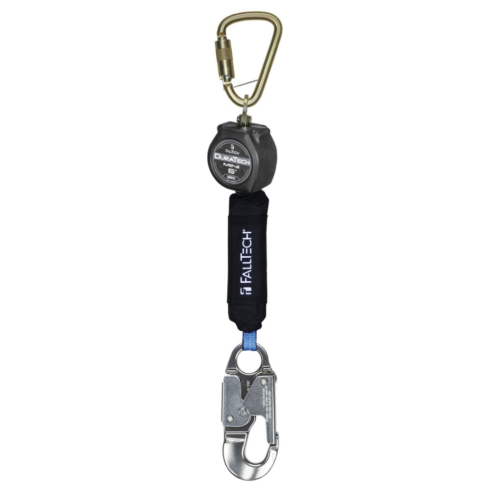 Falltech DuraTech Mini 6′ Single Leg Personal SRL with Hook - Flockneti