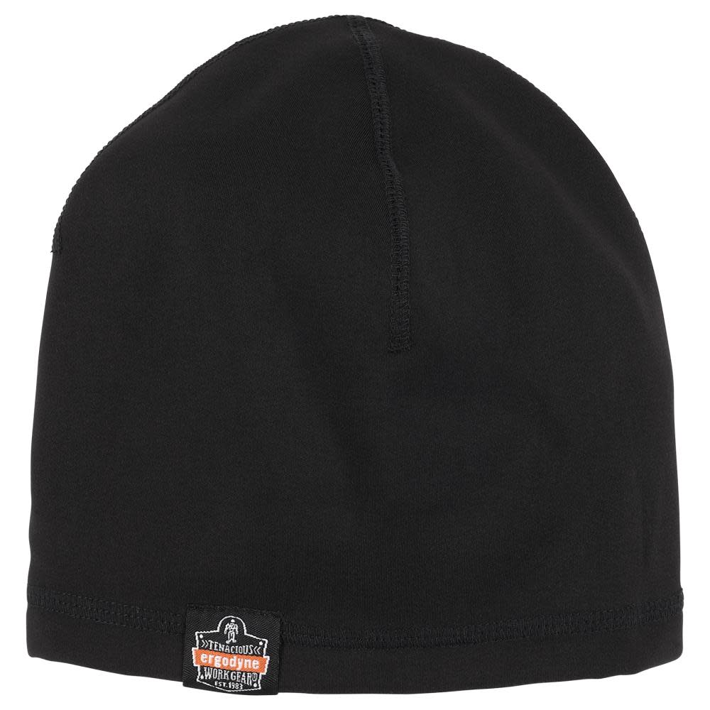 Ergodyne N-Ferno 6813 Black Hard Hat Liner - Flockneti