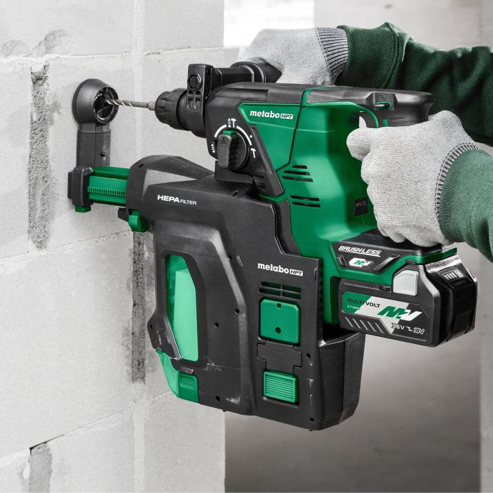 Metabo HPT 36V MultiVolt SDS Plus 1 1/8 Rotary Hammer Kit - Flockneti