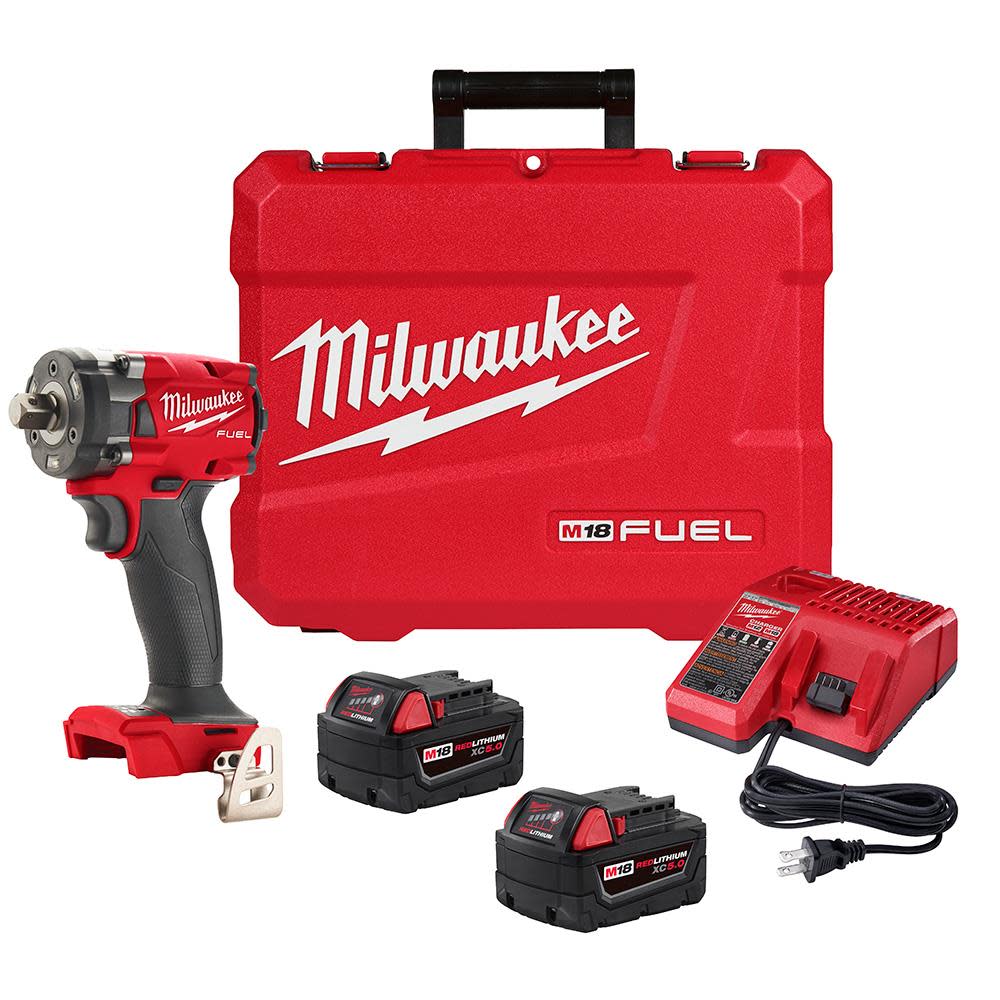 Milwaukee M18 FUEL 1/2 Compact Impact Wrench with Friction Ring Kit - Flockneti