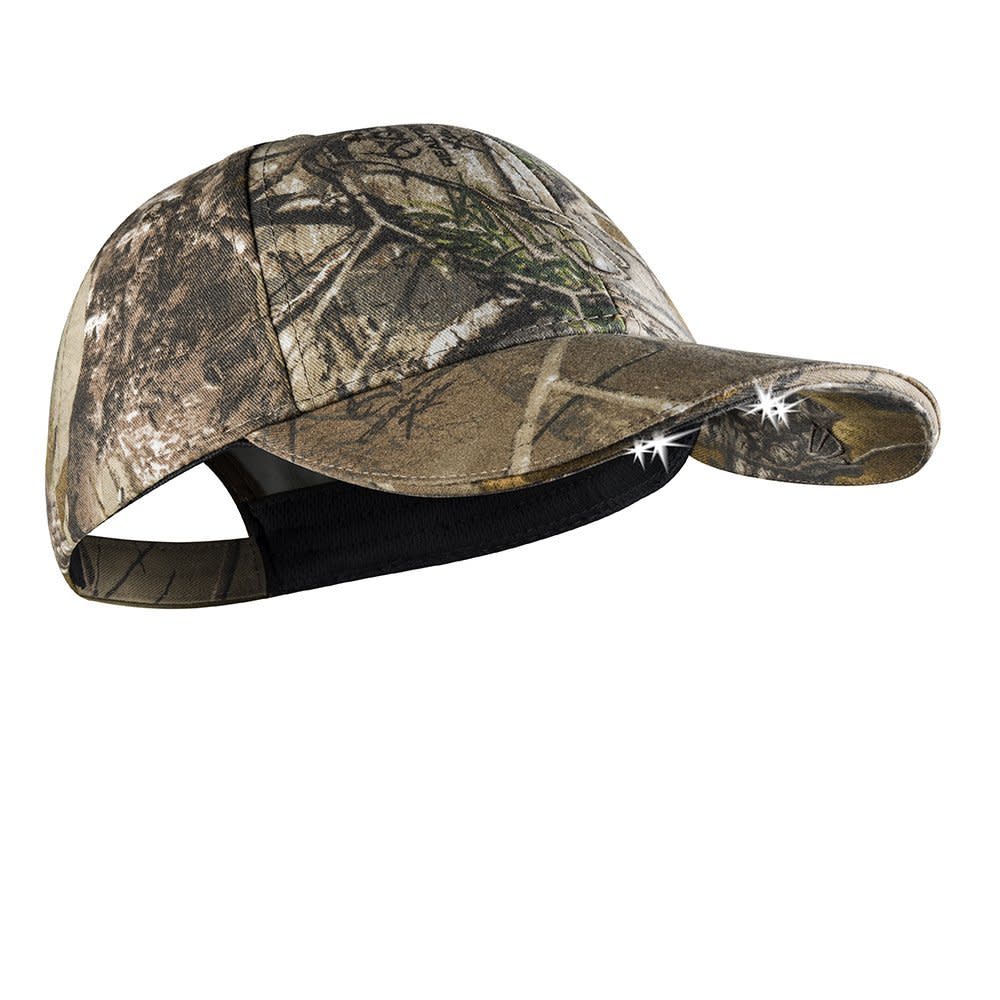 Panther Vision Headlamp Cap Real Tree Lighted Battery Powered - Flockneti