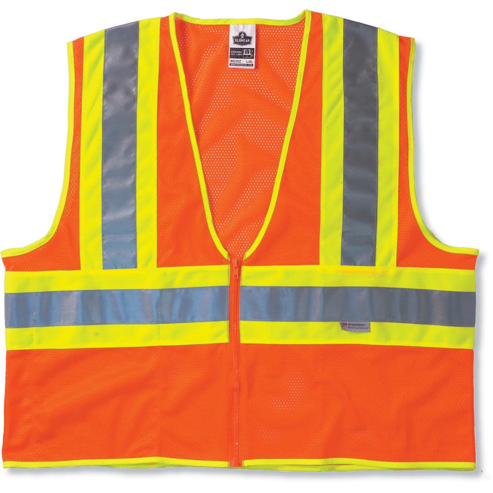 Ergodyne GloWear 8230Z Class 2 Two-Tone Safety Vest – 4XL/5XL - Flockneti