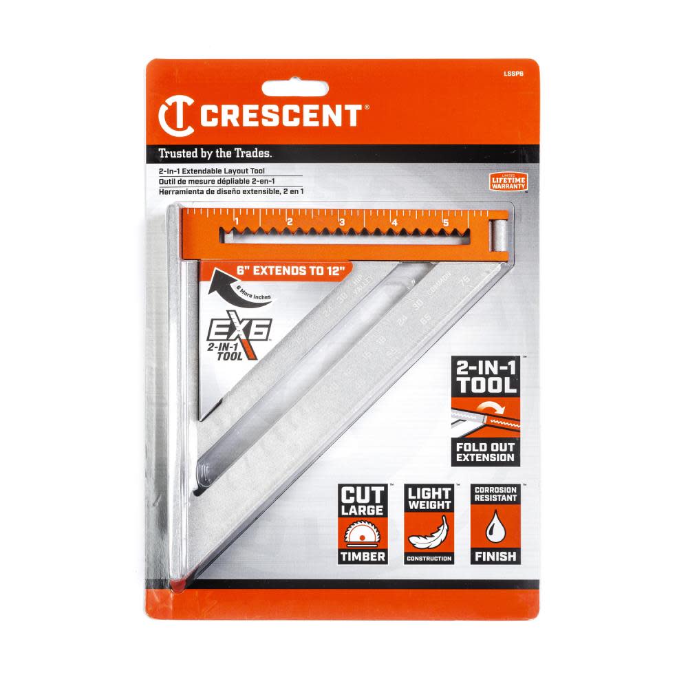 Crescent LSSP6 EX6 2-In-1 Square - Flockneti