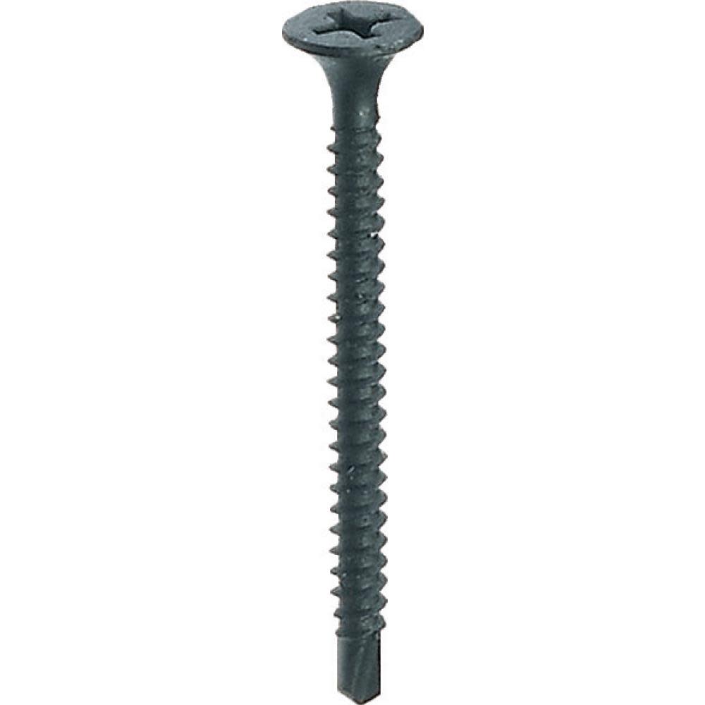 Pro Twist #6 x 1-5/8 in. Black Phosphate Bugle-Head Screws (5000-Pack) - Flockneti