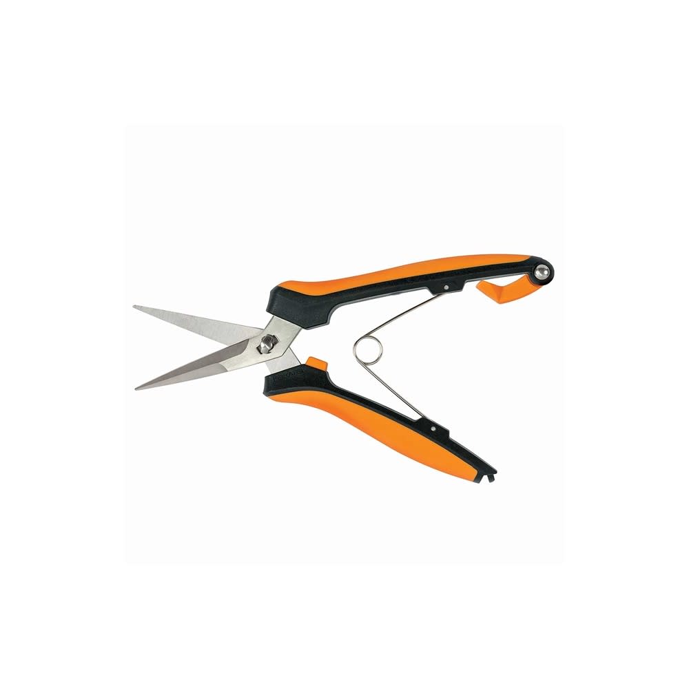 Fiskars Steel Blade Curved Pruning Snip with Softgrip Handle - Flockneti