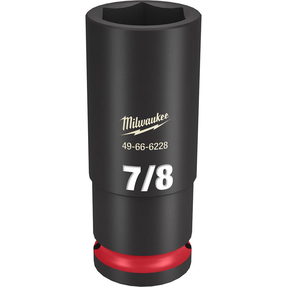 Milwaukee SHOCKWAVE Impact Duty Socket 1/2″ Drive 7/8″ Deep 6 Point - Flockneti