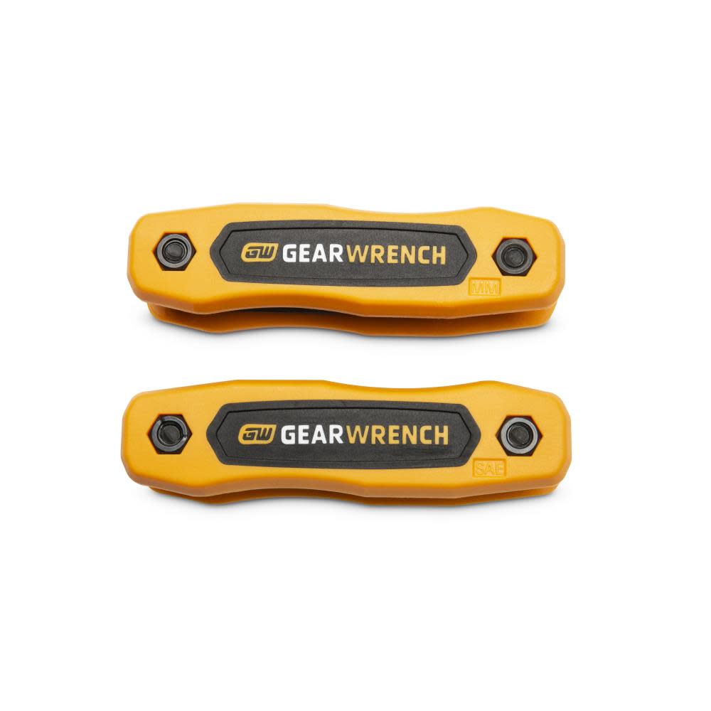 GEARWRENCH SAE/Metric Folding Hex Key Set 17pc - Flockneti