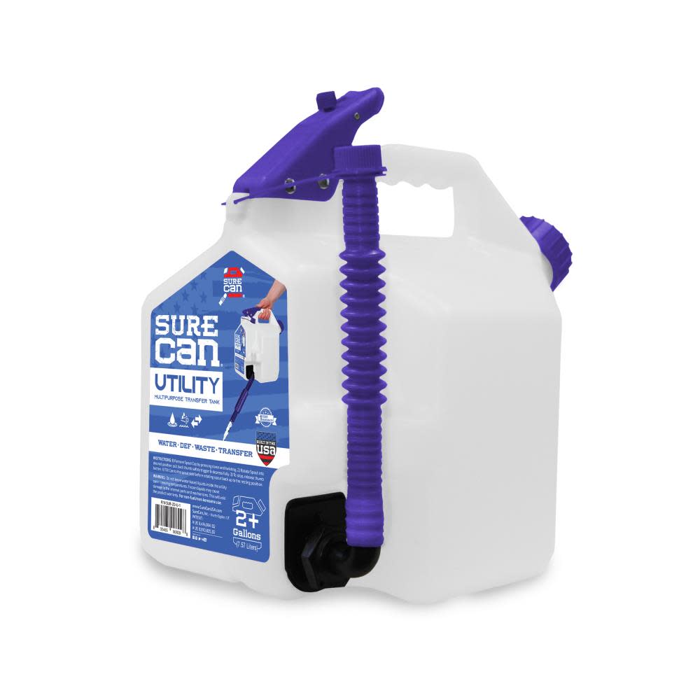 Surecan 2+ Gallons 7.57 Liters Multipurpose Utility Transfer Tank - Flockneti