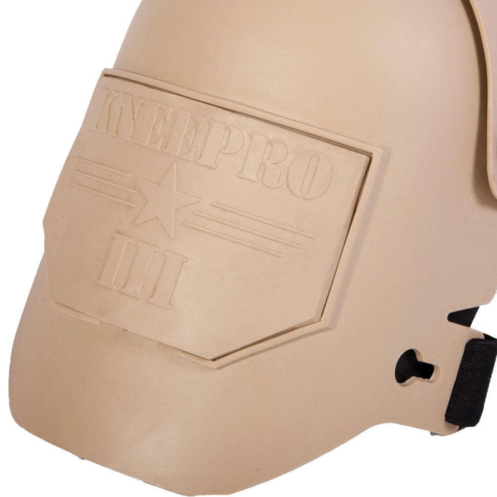Sellstrom KneePro Ultra Flex III Knee Pads Heavy Duty Grip Strip Universal Size Tan Pair - Flockneti