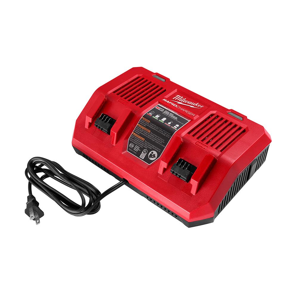 Milwaukee M18 Dual Bay Simultaneous Rapid Charger - Flockneti