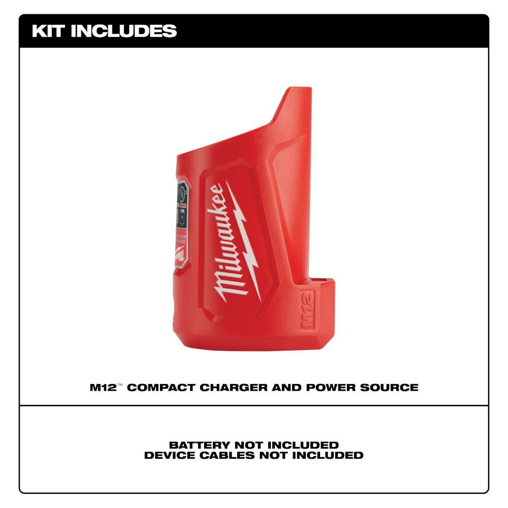 Milwaukee M12 Charger and Portable Power Source - Flockneti