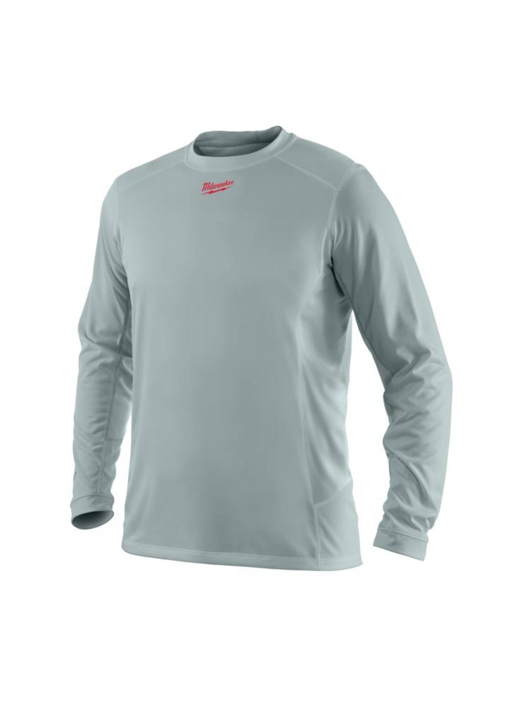Milwaukee WorkSkin Light Weight Performance Long Sleeve Shirt – Gray – 2XL - Flockneti