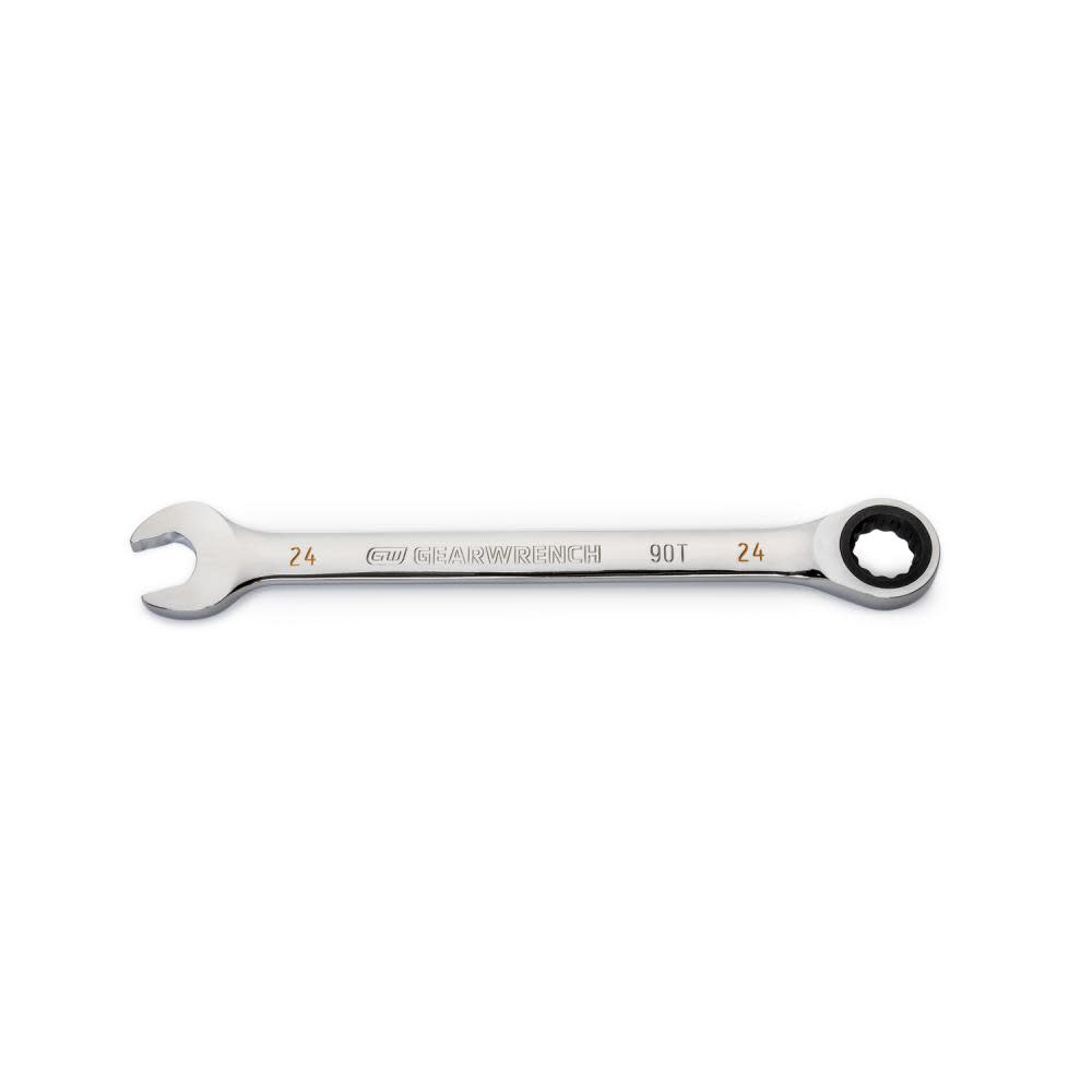 GEARWRENCH 24mm 90T 12 Point Ratcheting Combination Wrench - Flockneti