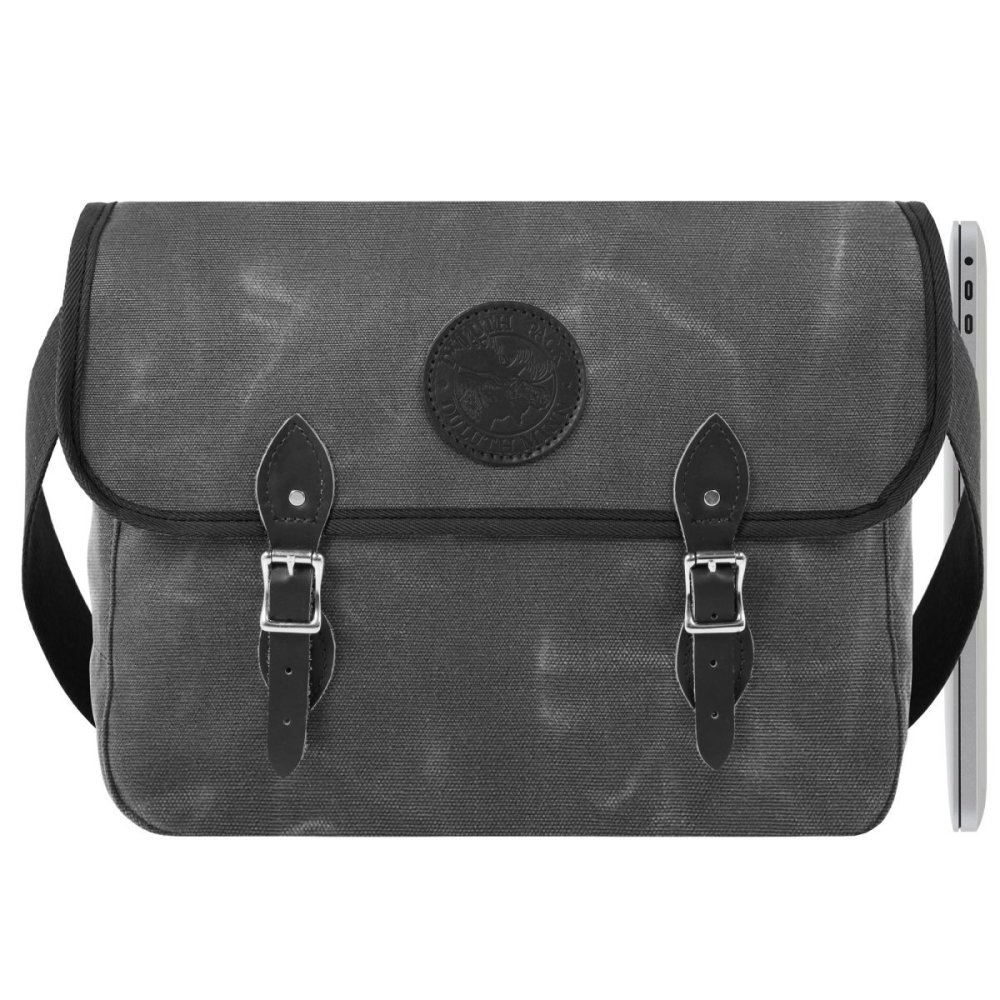 Duluth Pack 17 In. 13 Liter Capacity Wax Grey Laptop Book Bag - Flockneti