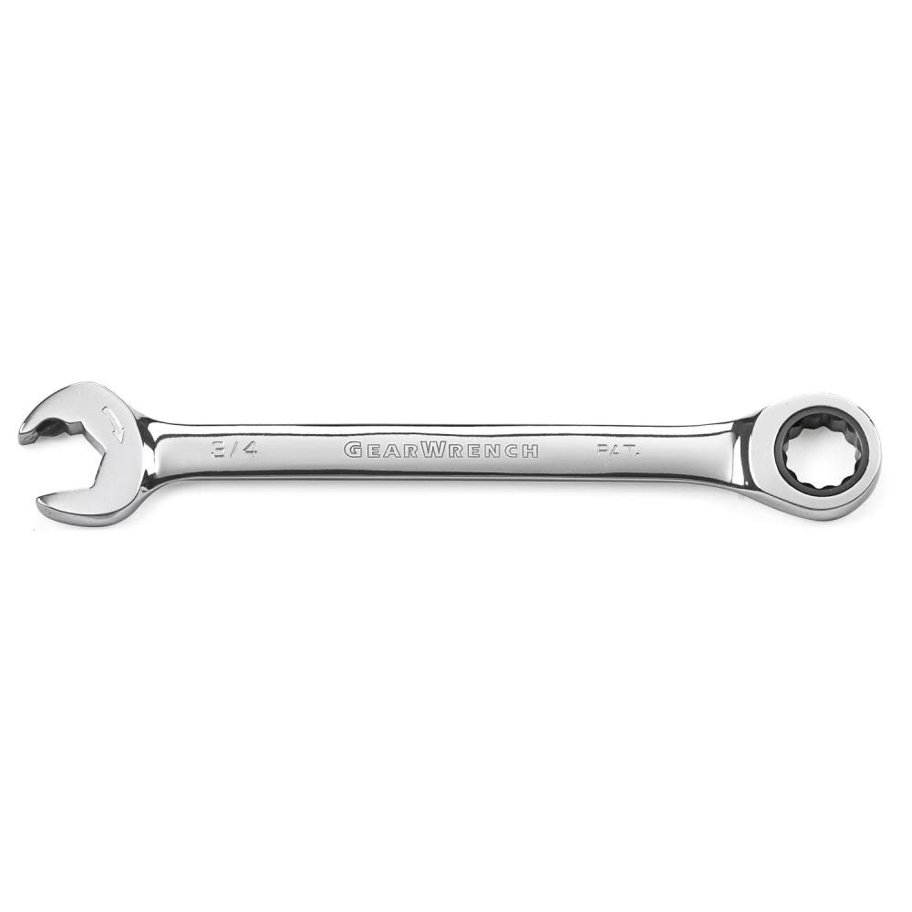 GEARWRENCH 8 Pc 12 Point Open End Ratcheting Combination SAE Wrench Set - Flockneti